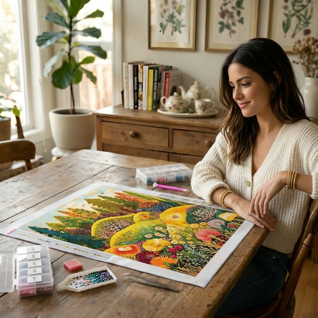 Diamond Painting - Rêve champêtre