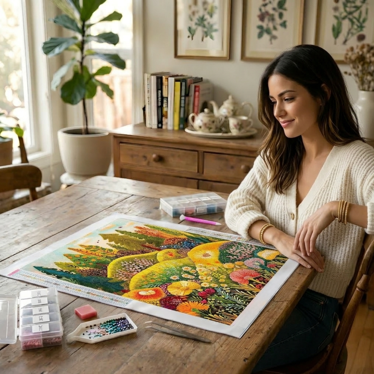 Diamond Painting - Rêve champêtre