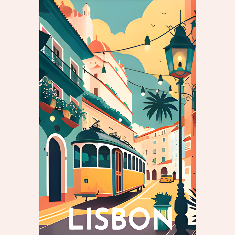 Diamond Painting - Promenade à Lisbonne
