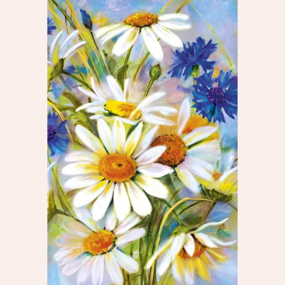 Diamond Painting - Bouquet de marguerites